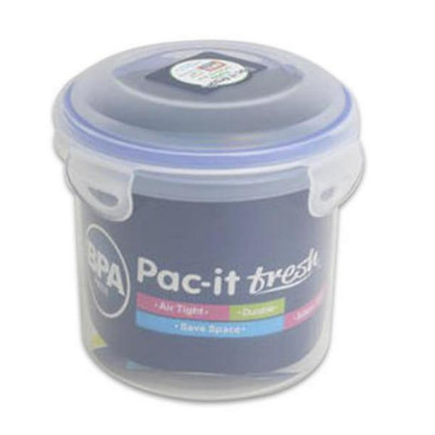 Pac-it Fresh 3-Pack Clear Plastic Food Storage Container w Lids BPA Free Pac-it Fresh 3-Pack Clear Plastic Food Storage Container w Lids BPA Free